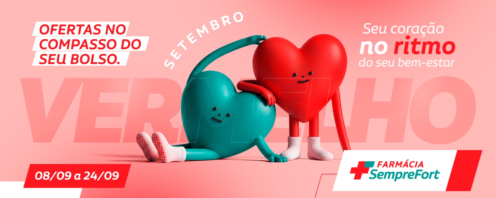 Setembro Vermelho - Seu coração no ritmo do seu bem-estar